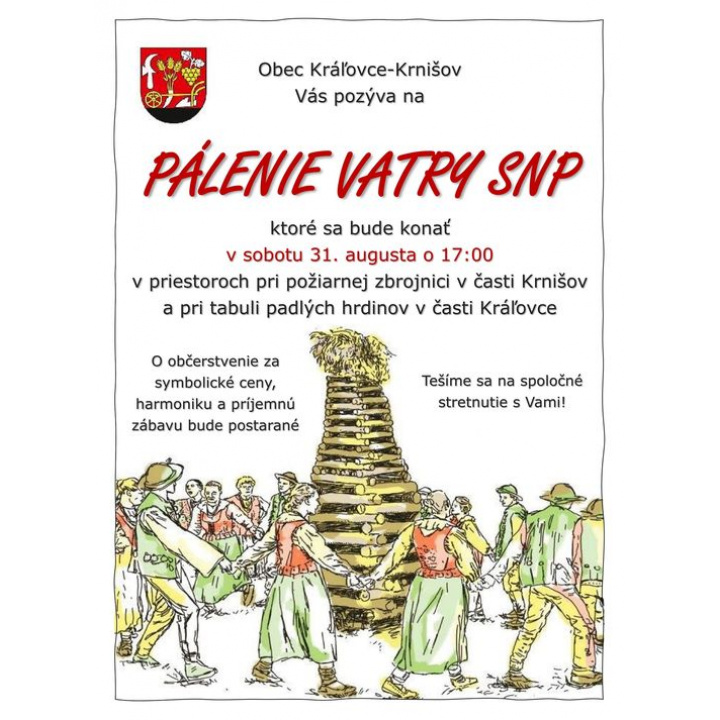 PÁLENIE VATRY SNP